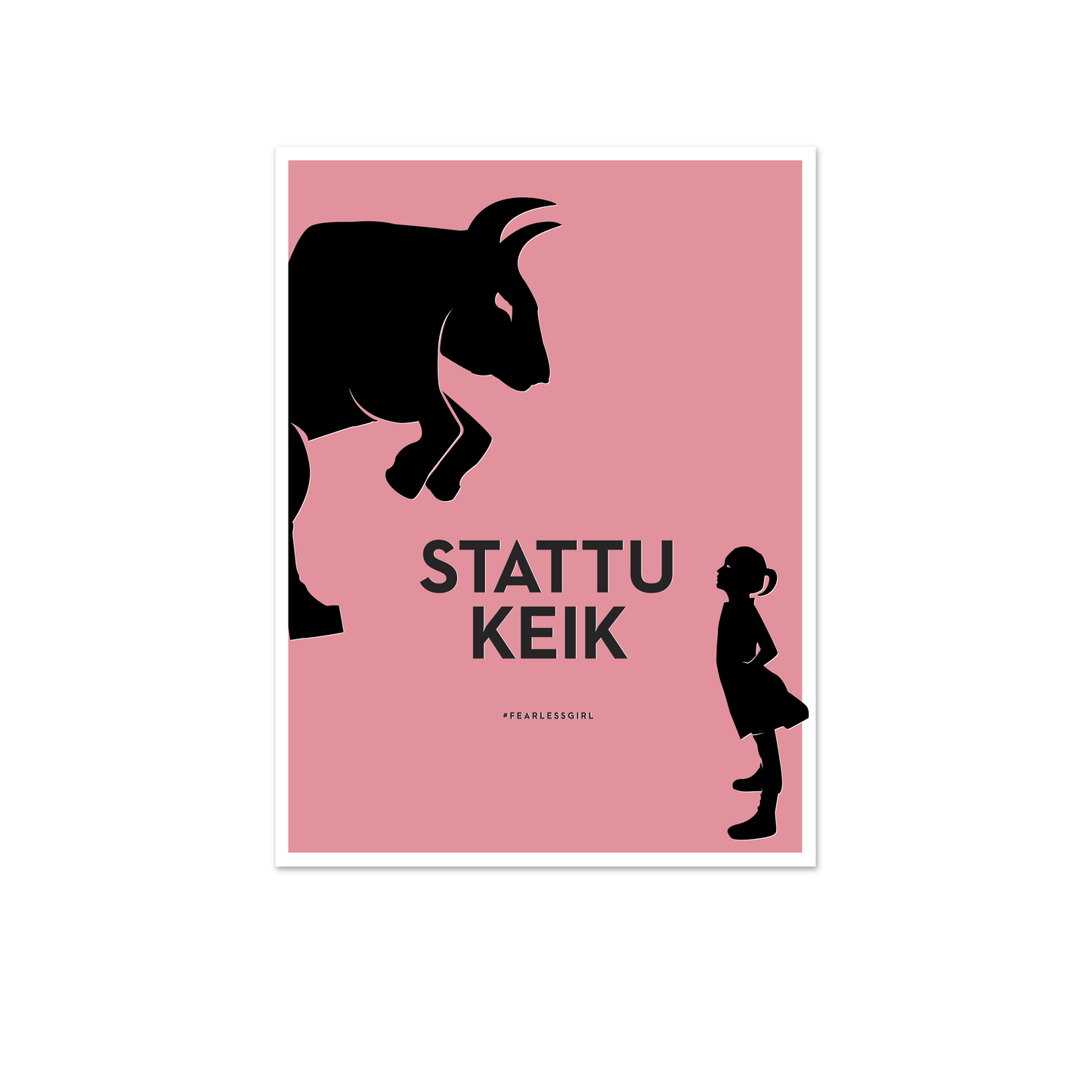 Stattu keik - BLEIKT – 30x40