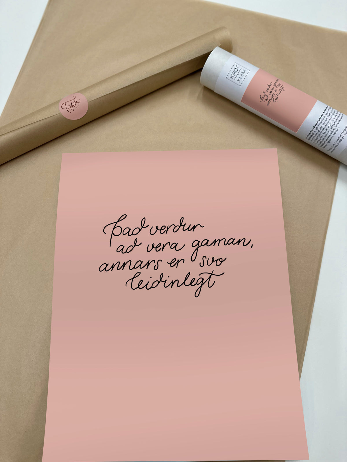 Það verður að vera gaman