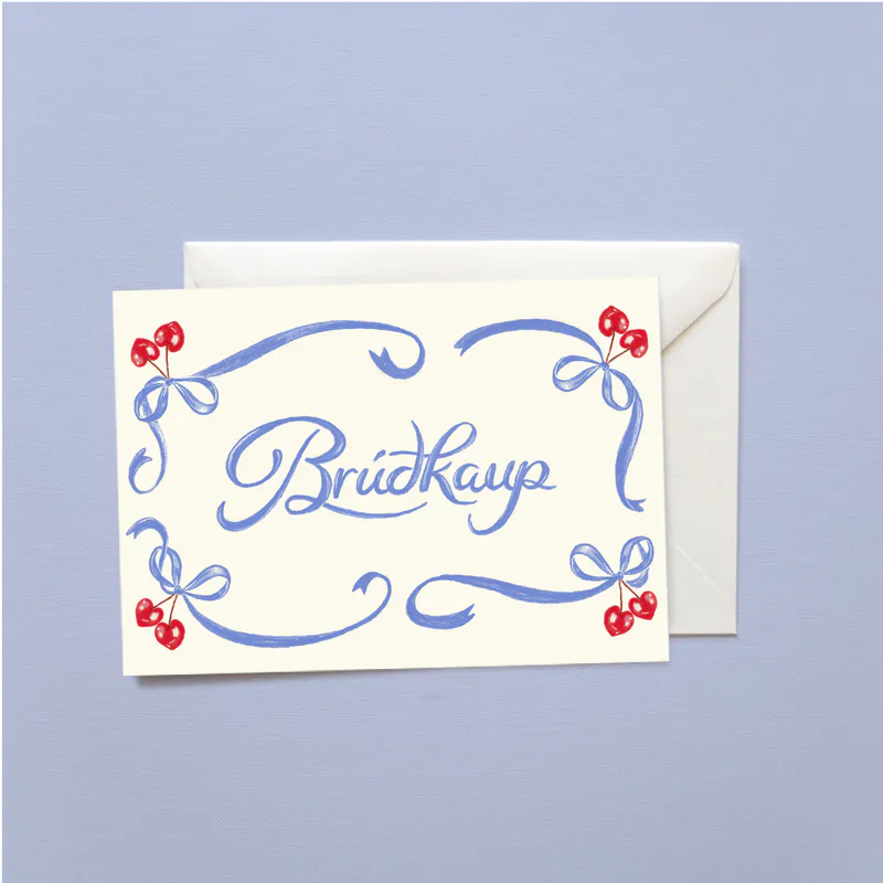 Brúðkaup (Ślub) – 17x12 cm – koperta w zestawie